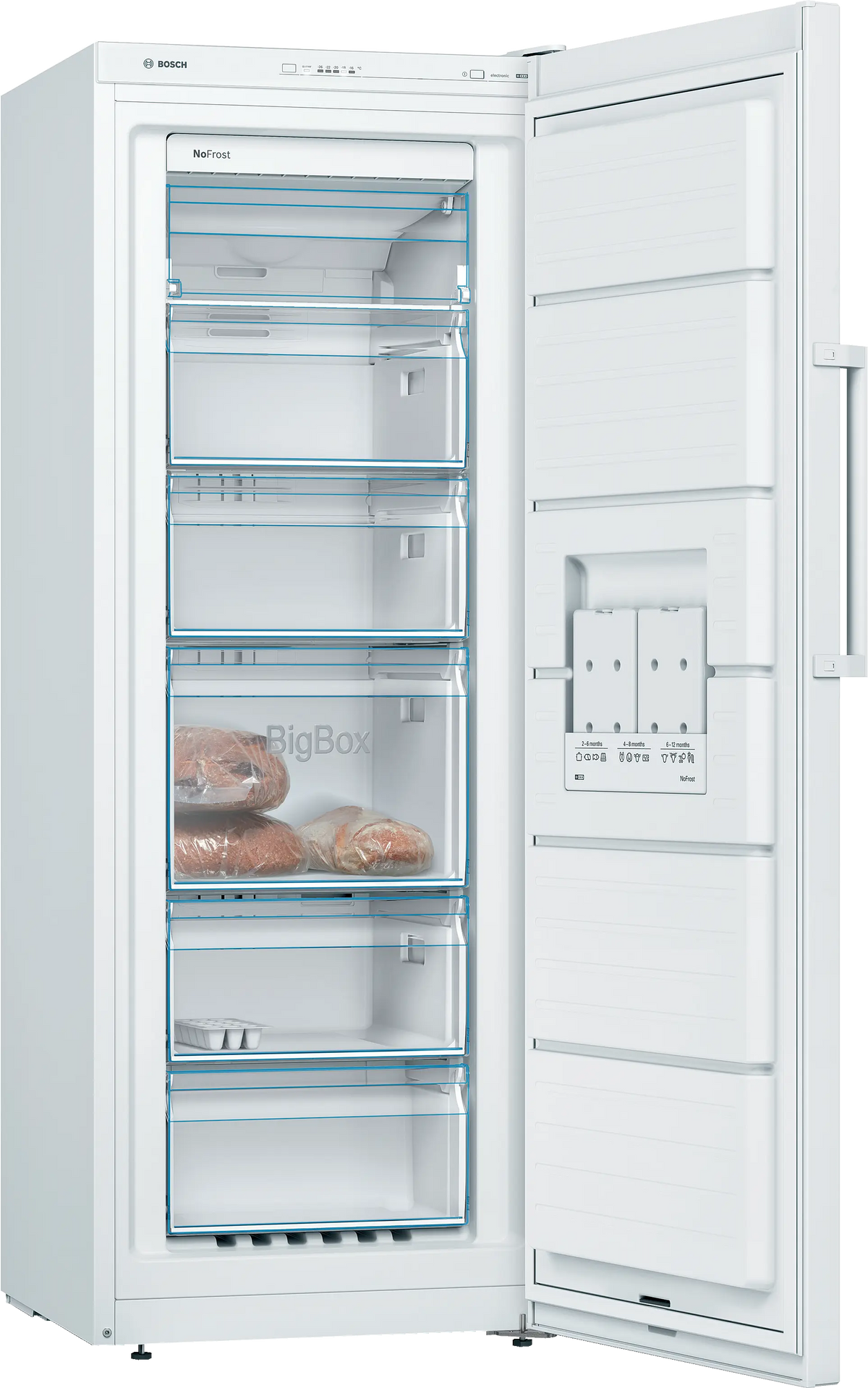 Bosch GSN29VWEVG Series 4 Frost Free Tall Freezer 200L White