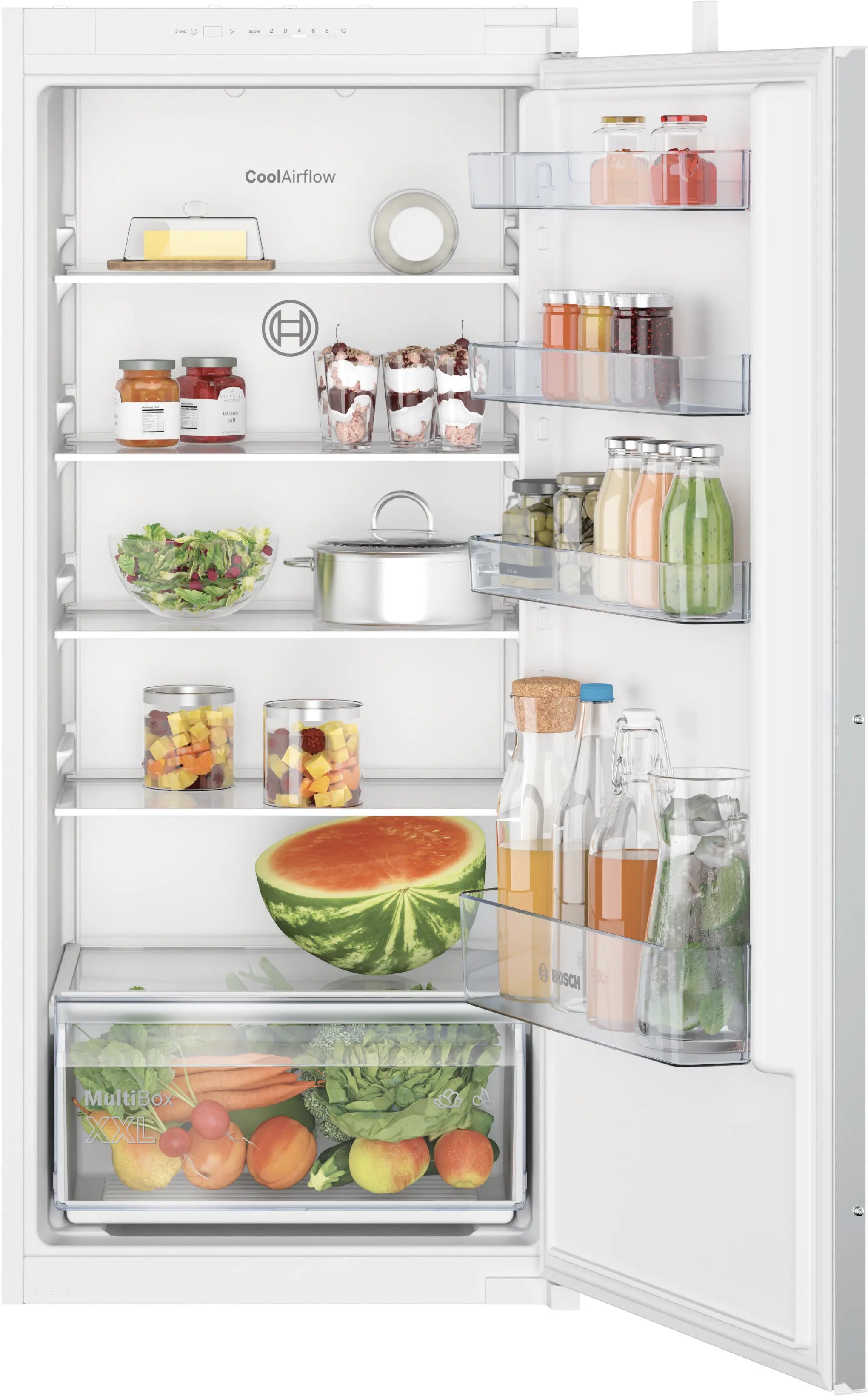Bosch KIR41NSE0G Series 4 Integrated Larder Fridge 204L 56cm