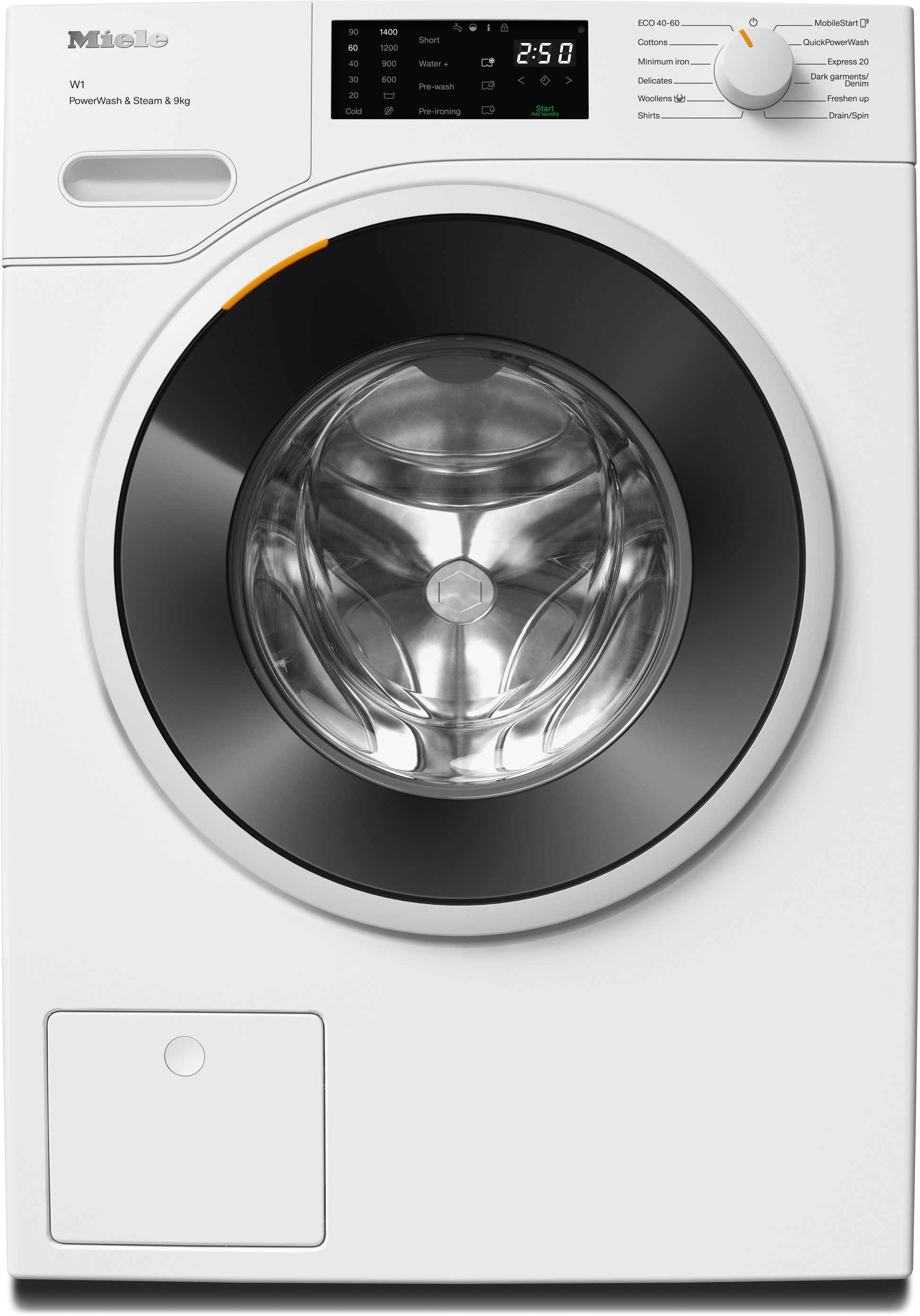 Miele WWD380 WCS PWash & Steam 9kg Washing Machine