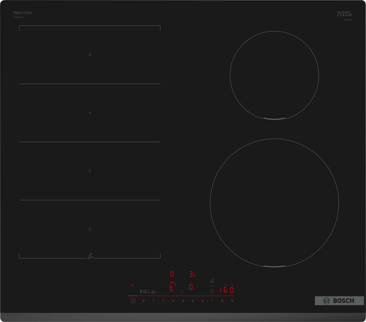 Bosch Series 6 60cm Induction Hob, Built-in
