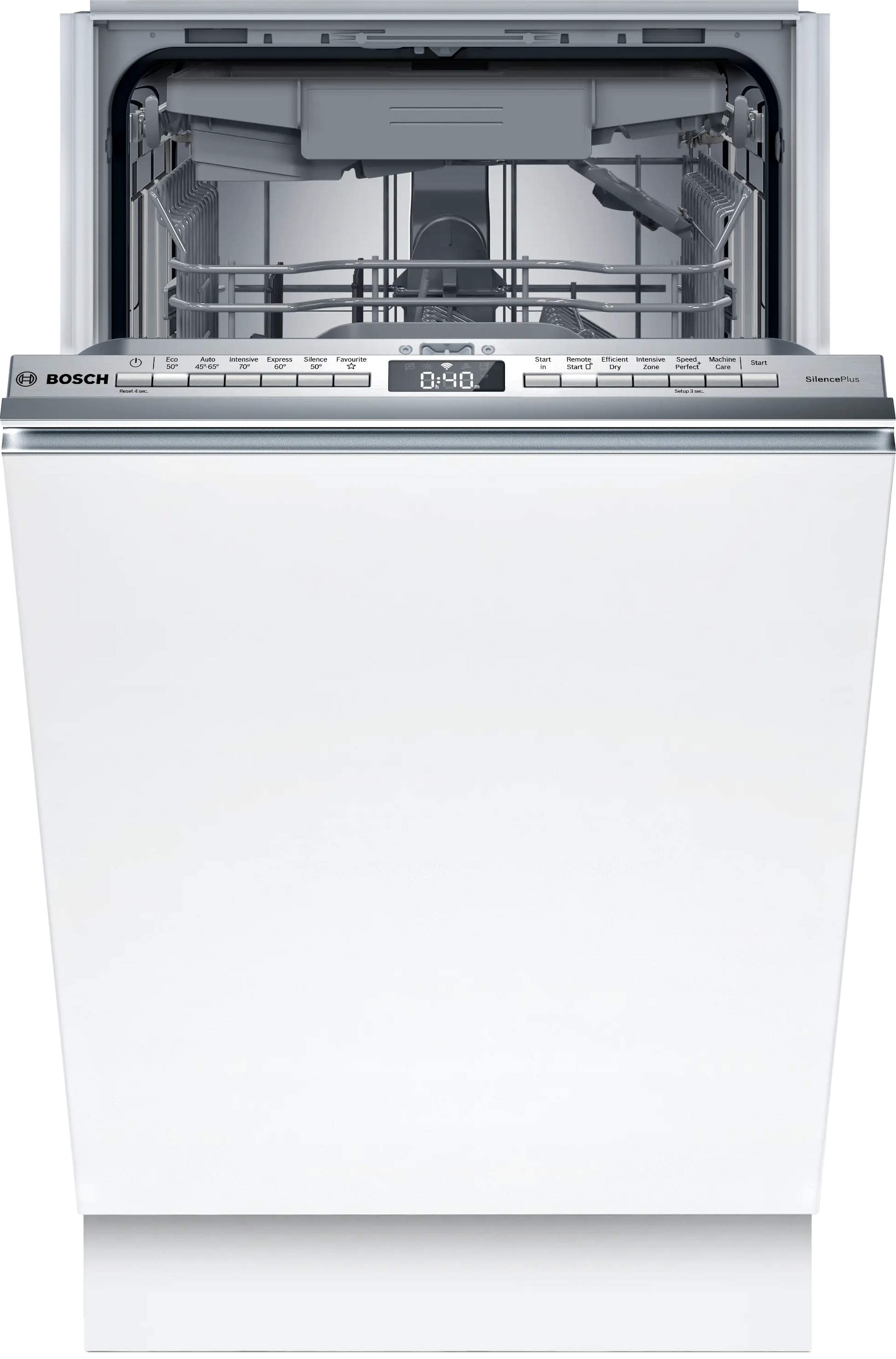 Bosch SPV4EMX17G Series 4 Slimline Integrated Dishwasher 45cm