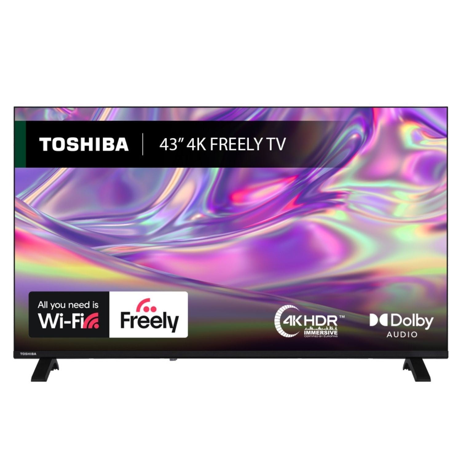 Toshiba 43UV1563DB 43in 4K Smart TV with Freely