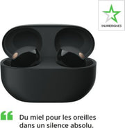 Écouteurs sans fil Sony WF-1000XM5 à réduction de bruit - Noir