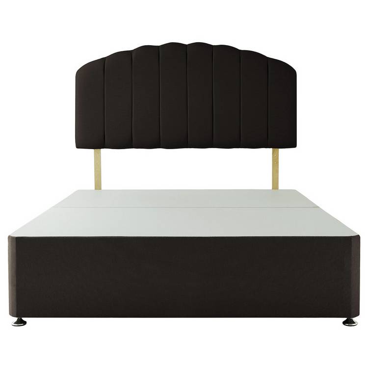 Silentnight 2 Drawer Divan Bed Base, Double 135cm Charcoal