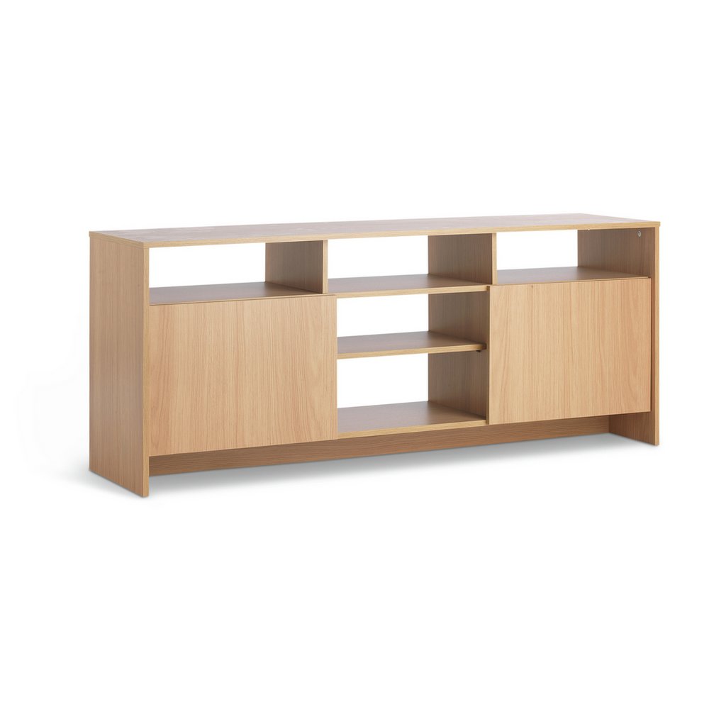 Habitat Turin 2 Door Extra Large TV Unit 150cm, Oak Effect
