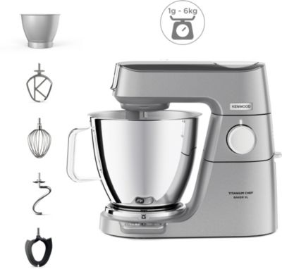 Kenwood Chef Titanium XL robot pâtissier 6,7 L argent
