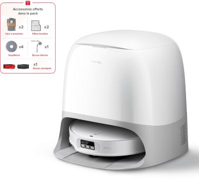Roborock Qrevo Curv 2 ProX — robot aspirateur laveur avec station