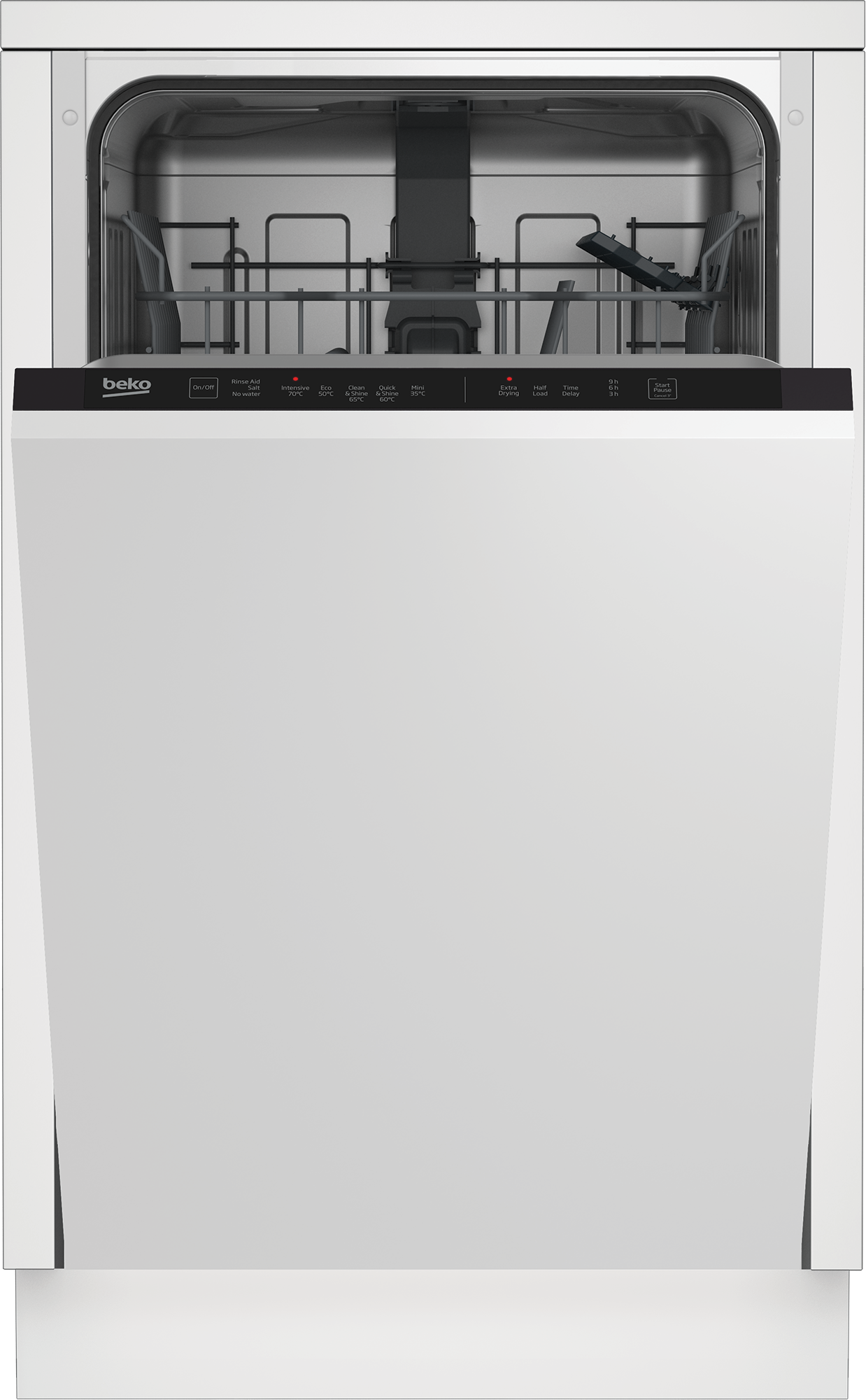 Beko DIS15020 Slimline Integrated Dishwasher 45cm 10 Place