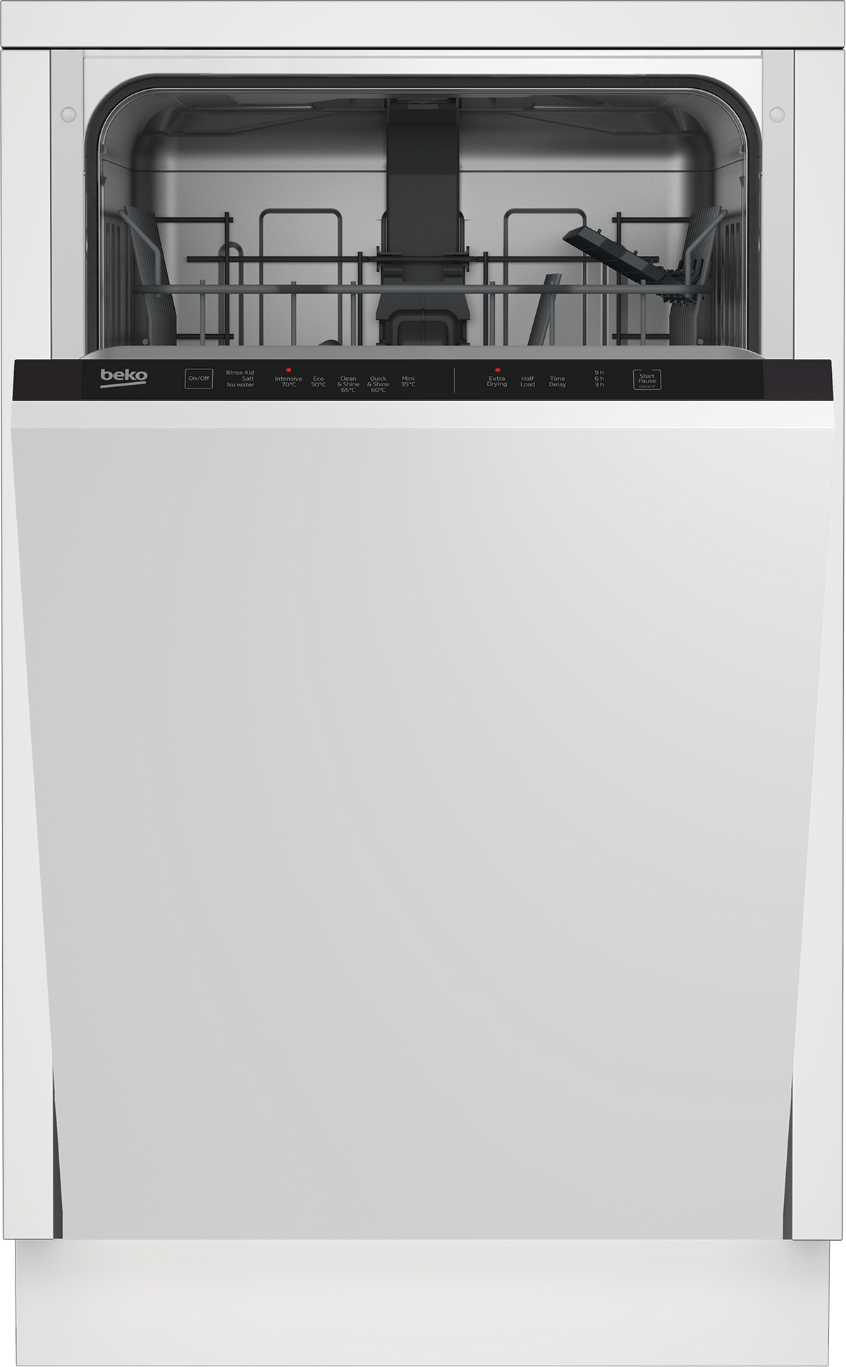 Beko DIS15020 Slimline Integrated Dishwasher 45cm 10 Place