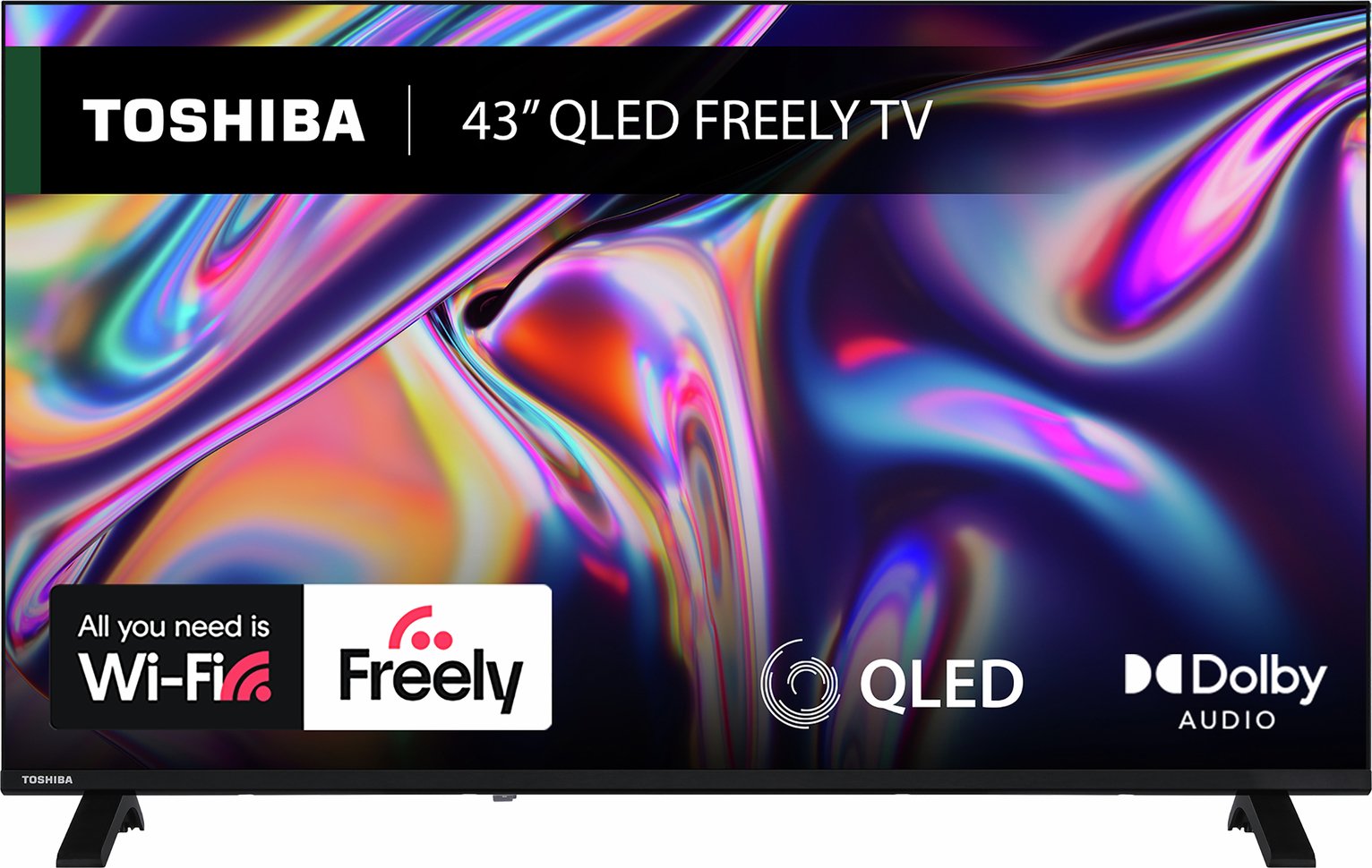 Toshiba 43 Inch 43QV1563DB 4K Ultra HD HDR QLED TV