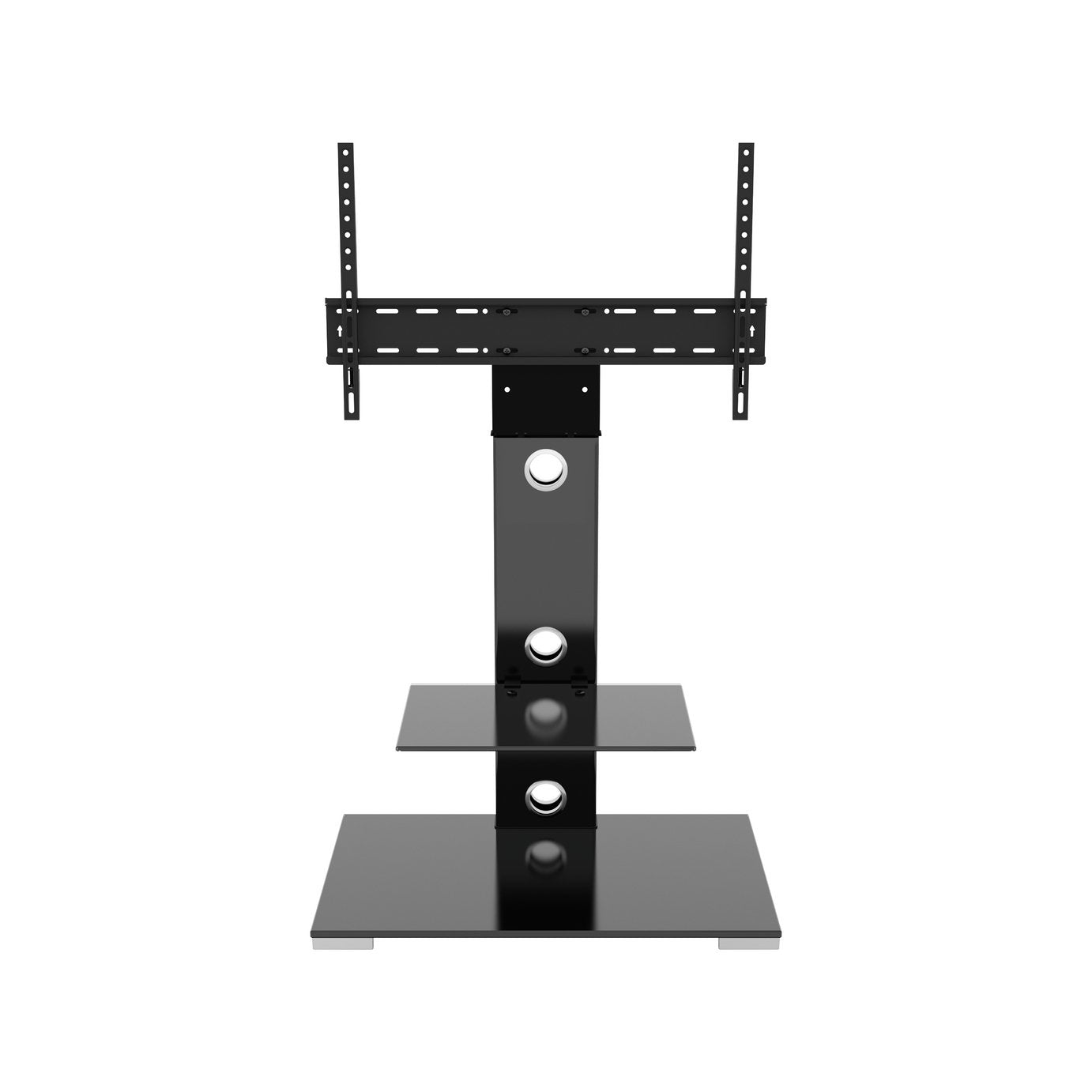 AVF Column Mount Up To 65 Inch TV Stand - Black