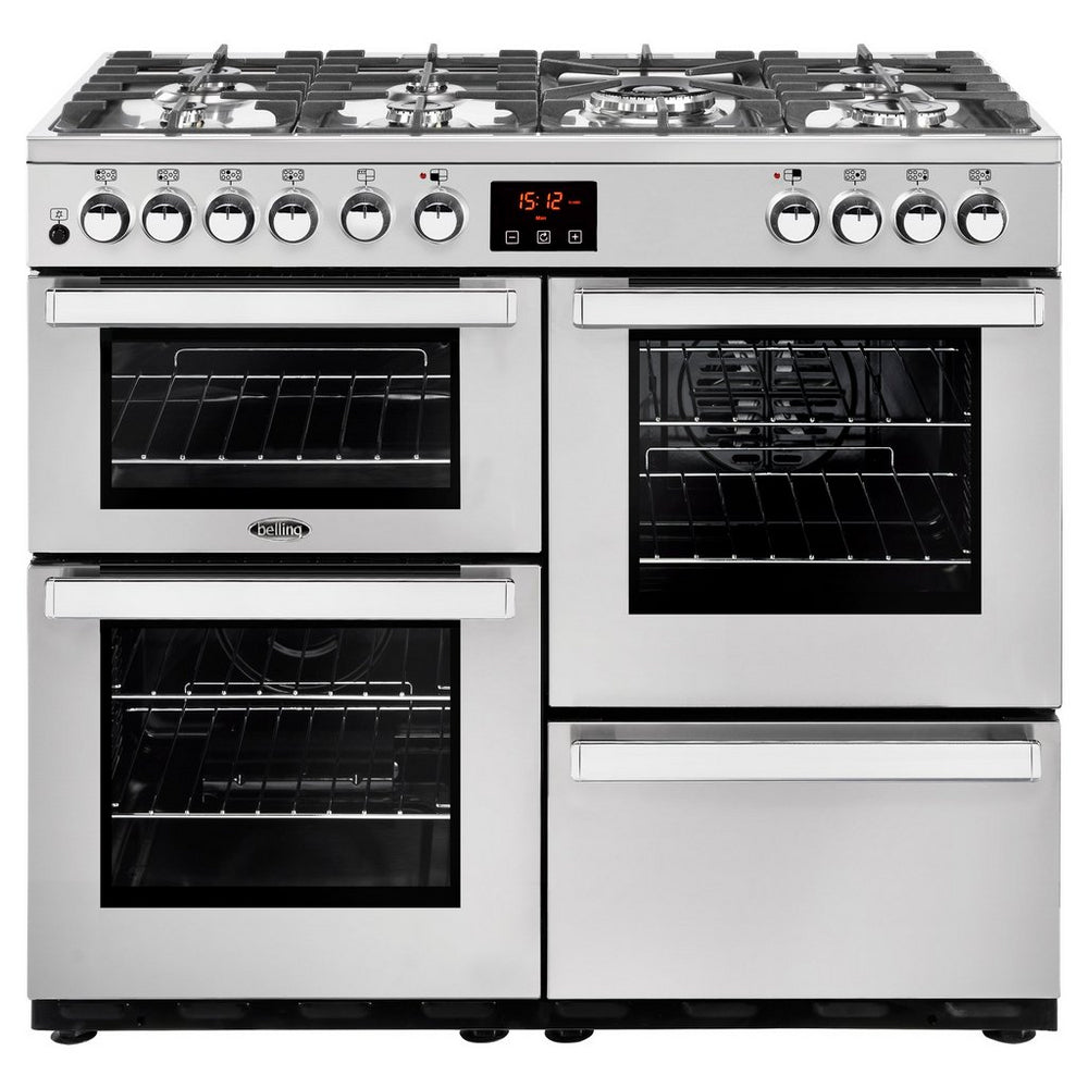 Belling Cookcentre 100DFT 100cm Dual Fuel Range Cooker