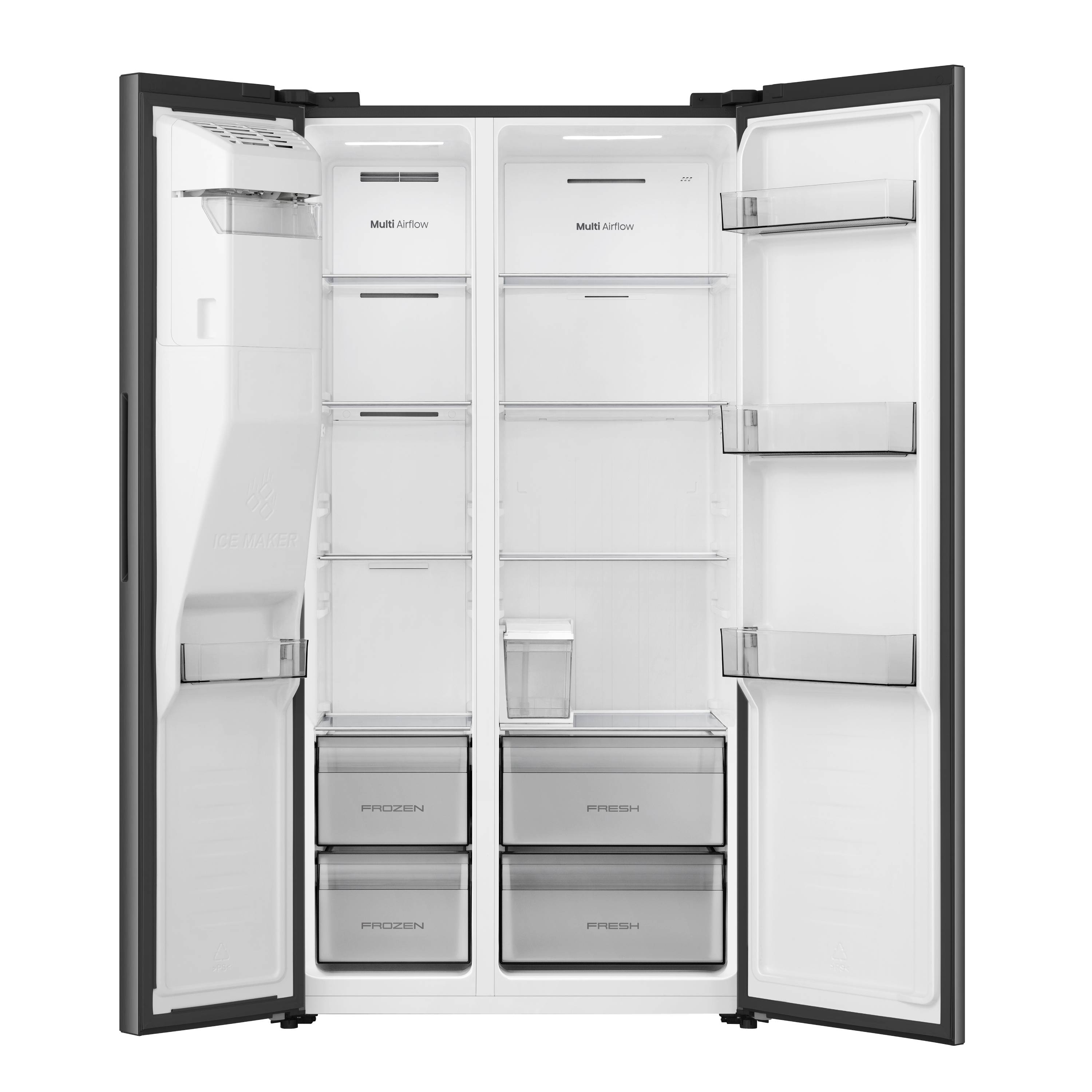 Hisense RS5P528STBE Side-by-Side Fridge Freezer 528L Black