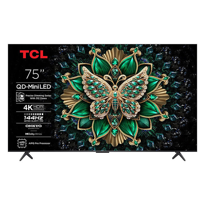 TCL 75C61K — Téléviseur QD-Mini LED 4K 75" (189 cm)