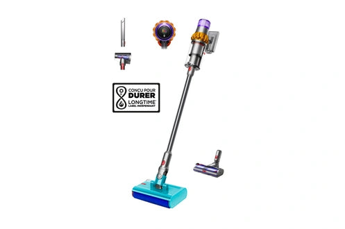 Dyson V15s Detect Submarine aspirateur balai sans fil avec bac 0,77L