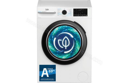 Lave-linge hublot Beko BM3WFT410451C EnergySpin 10 kg 1400 tr/min
