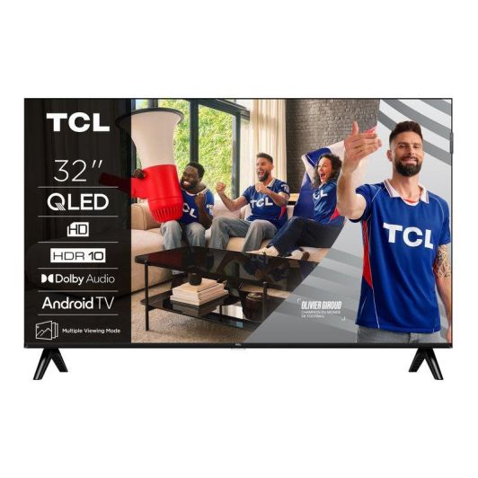 TCL 32S41K Téléviseur QLED HD 32 pouces Android TV