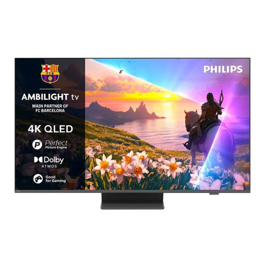 Philips 55PUS8600 Ambilight – Téléviseur QLED 4K 55 pouces 120 Hz