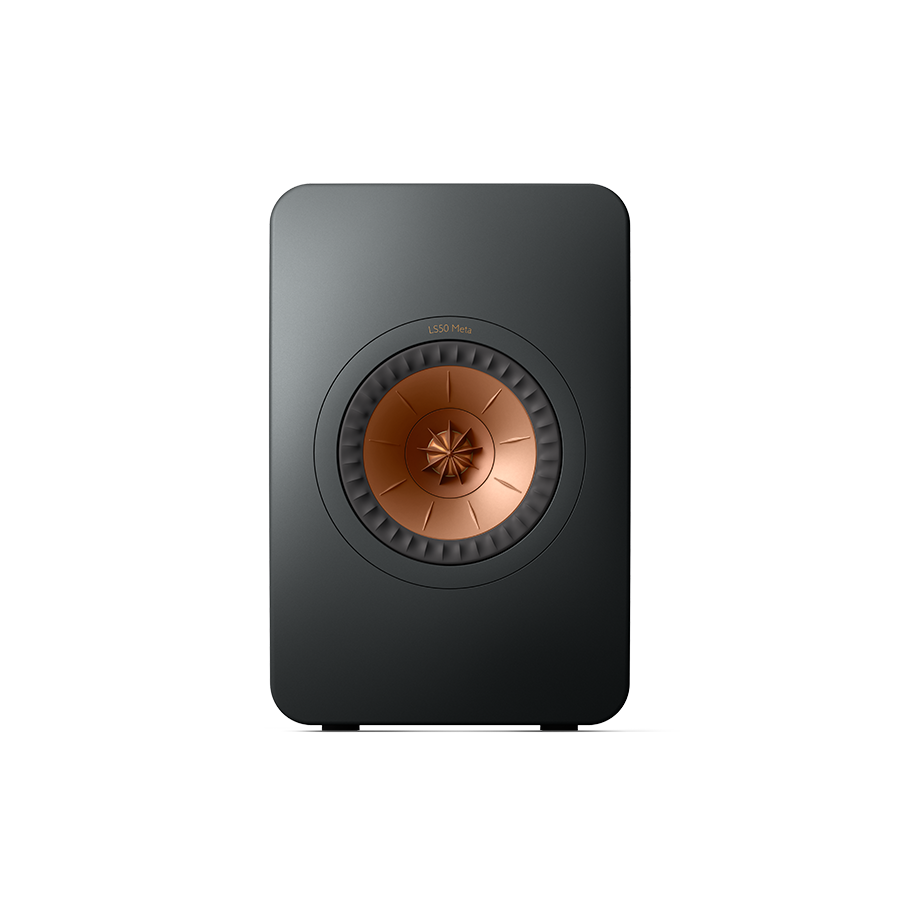 KEF LS50 Meta Bookshelf Speakers (Pair), Carbon Black