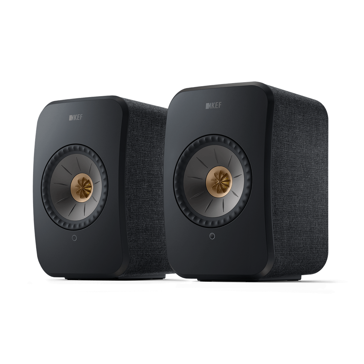 KEF LSX II Active Wireless Speakers (Pair), Carbon Black