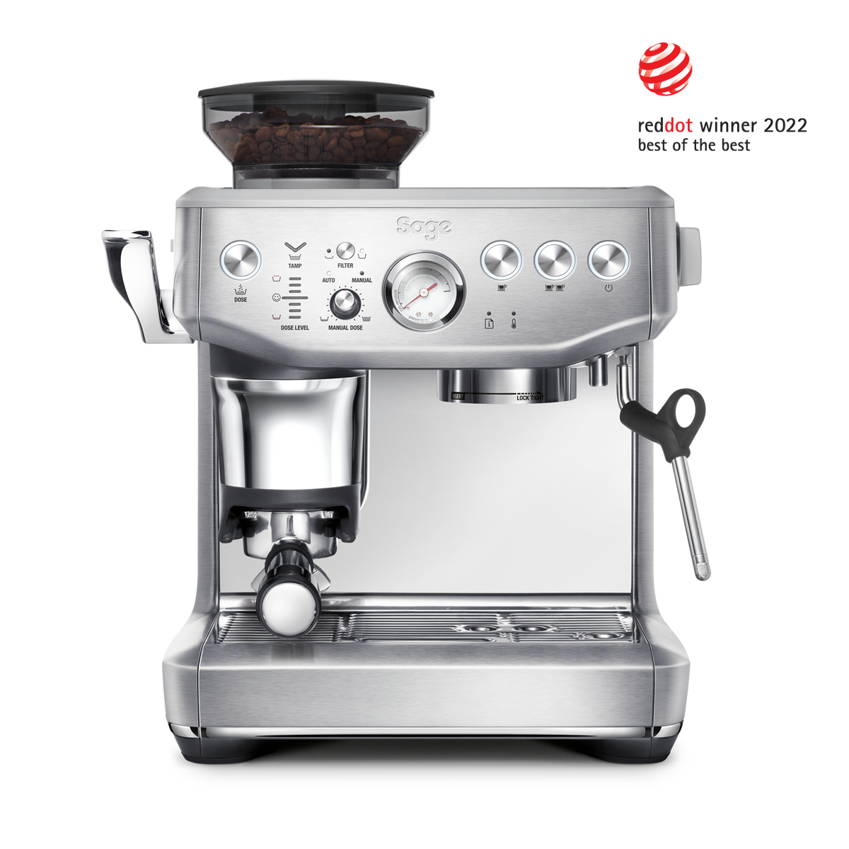 Sage Barista Express Impress SES876 Coffee Machine, 2L