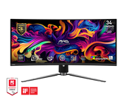 MSI MAG 341CQP QD-OLED 34" UWQHD Curved Monitor