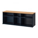 IKEA SKRUVBY – Banc TV, bleu noir, 156x38x60 cm